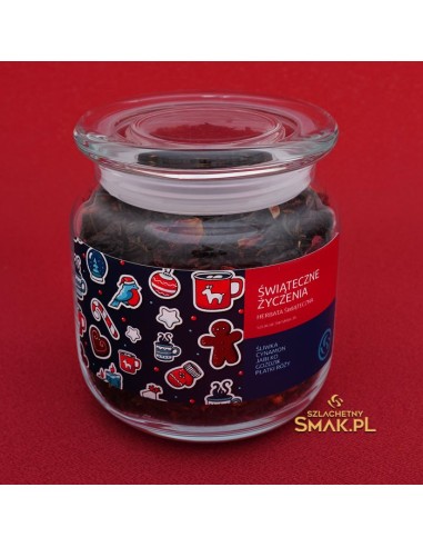 Szklana Śnieżynka / Herbata Świąteczne Życzenia