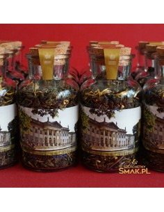 Szklany Flakonik z herbatą 2