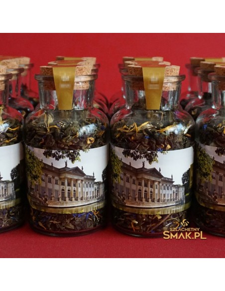 Szklany Flakonik z herbatą