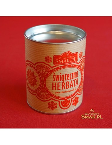 Pojemnik na herbatę świąteczną