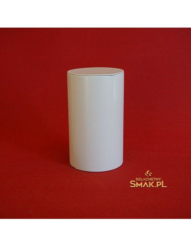Puszka metalowa /  walec - biała
