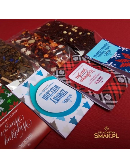 Saszetka z herbatą świąteczną
