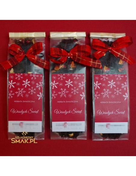 Herbata w saszetce z kokardką