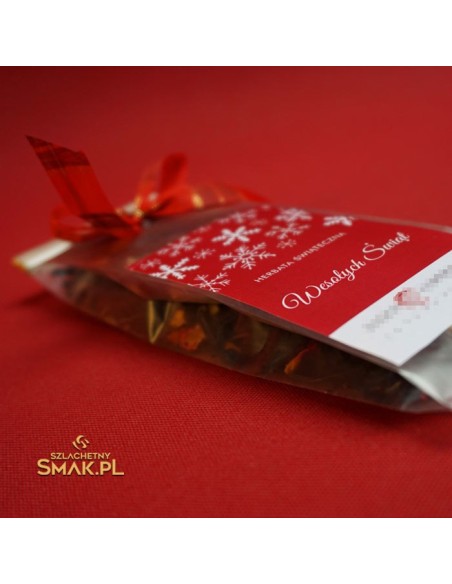 Herbata w saszetce z kokardką