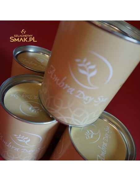 Herbata w puszce / firmowy gadżet