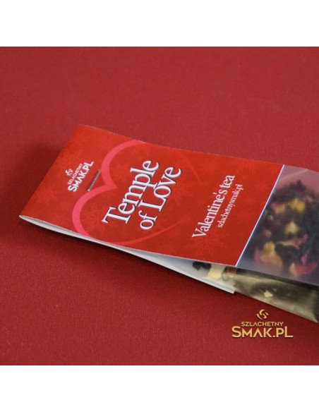 Saszetka z herbatą - Walentynka